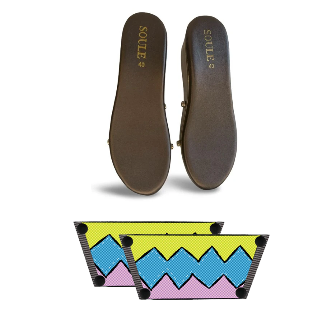 Zigzag Zest Combo (1 sole + 1 strap)