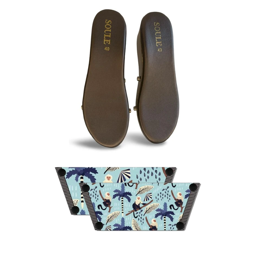 Playful Monkey Combo (1 sole + 1 strap)