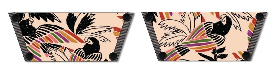 Tropical Whimsy Women Shoes Strap