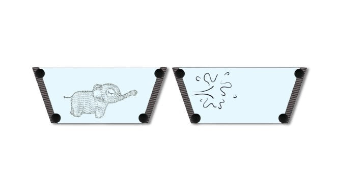 Cute Baby Elephant Women Shoes Strap