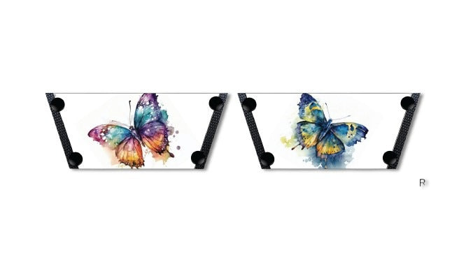 Butterfly Splash Women Shoes Strap