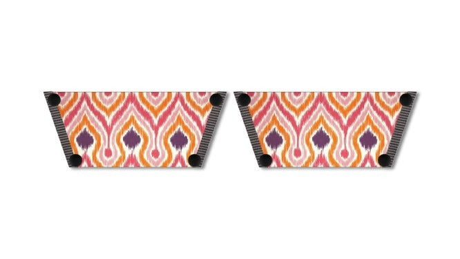 Vibrant Ikat Women Shoes Strap