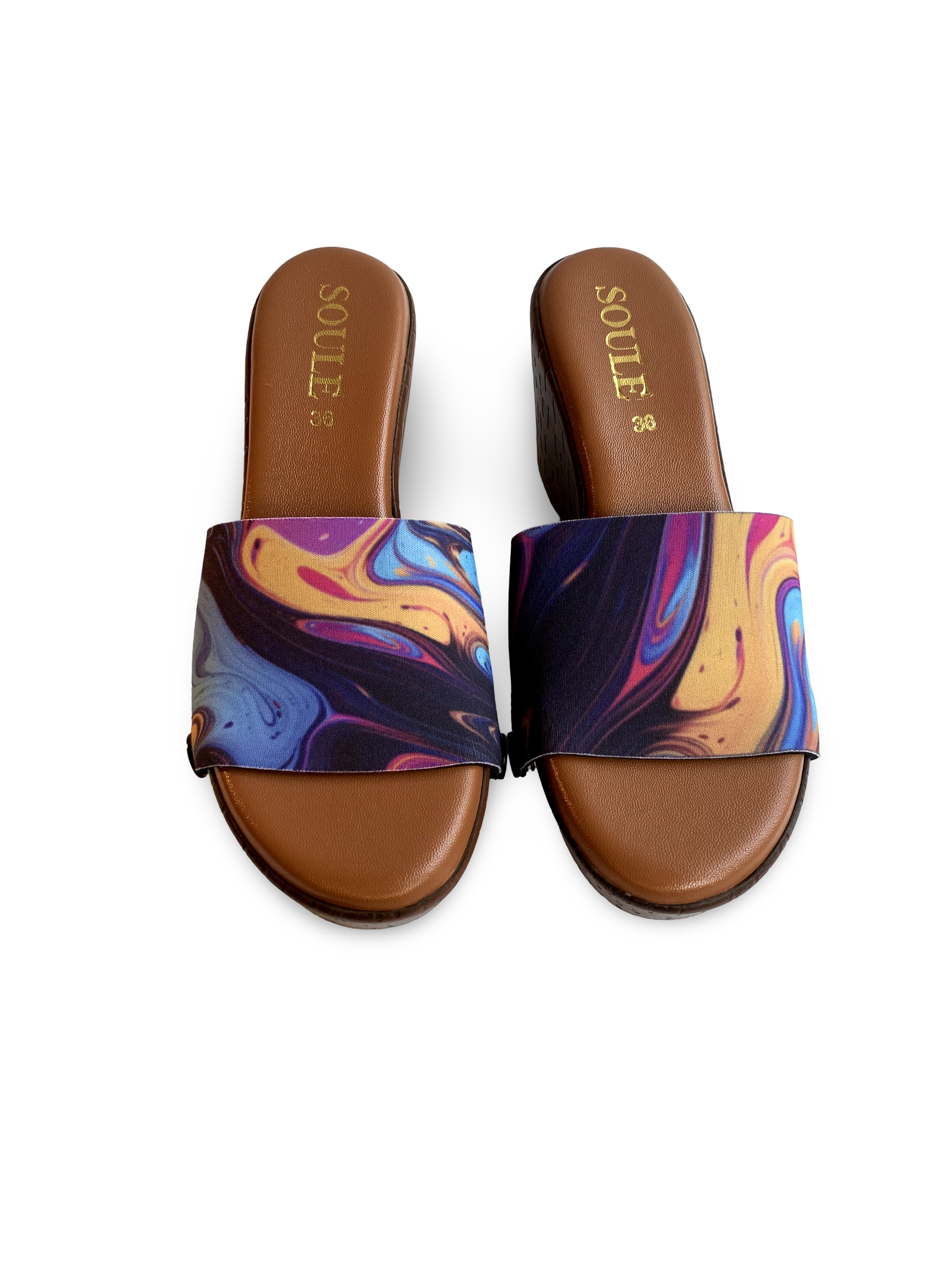 Fluid Art Women Shoes Strap