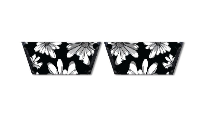 Noir Blossom Women Shoes Strap