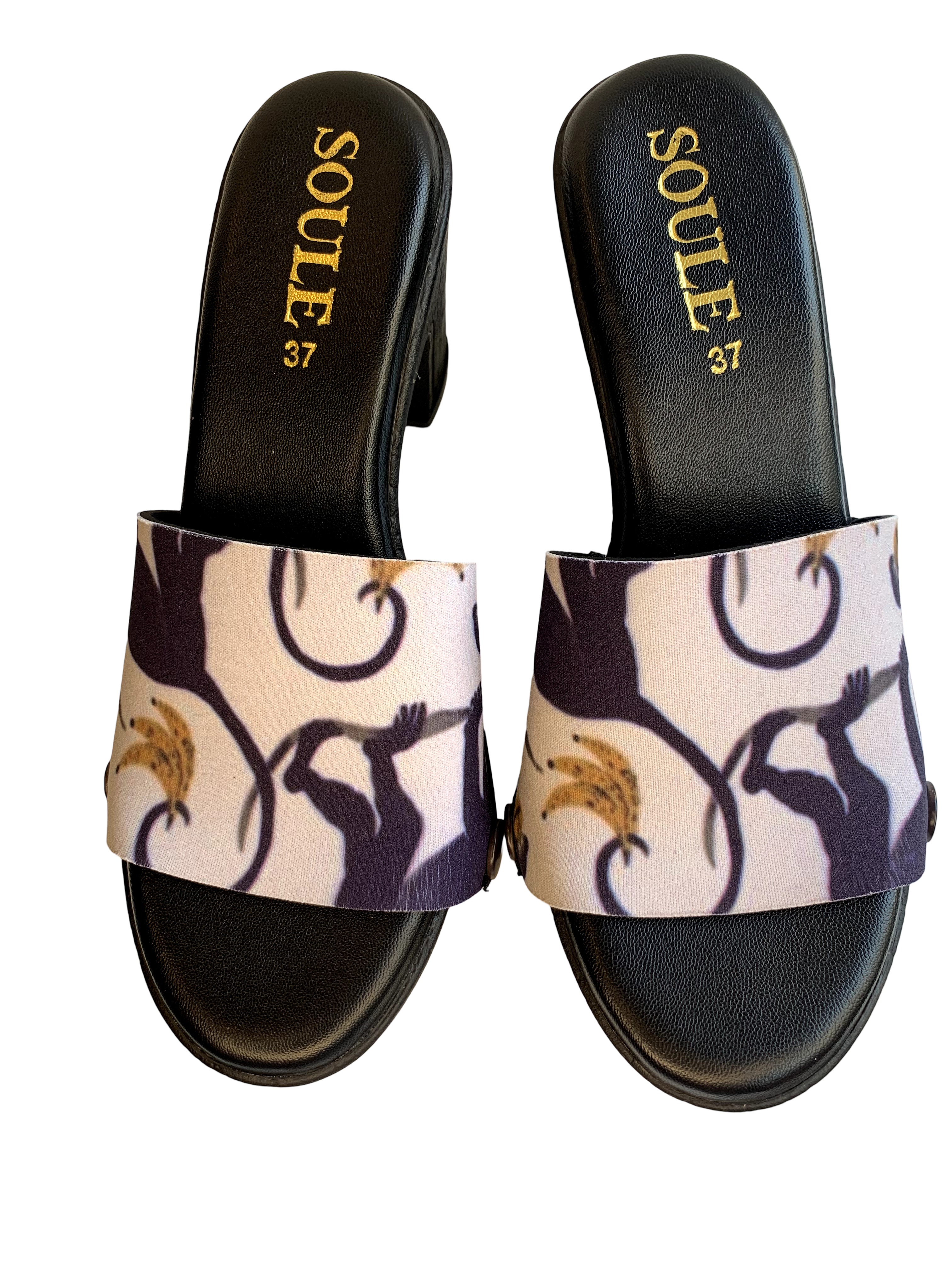 Enchanting Fluid + Bubble Pop + Playful Primate (1 sole + 3 straps)