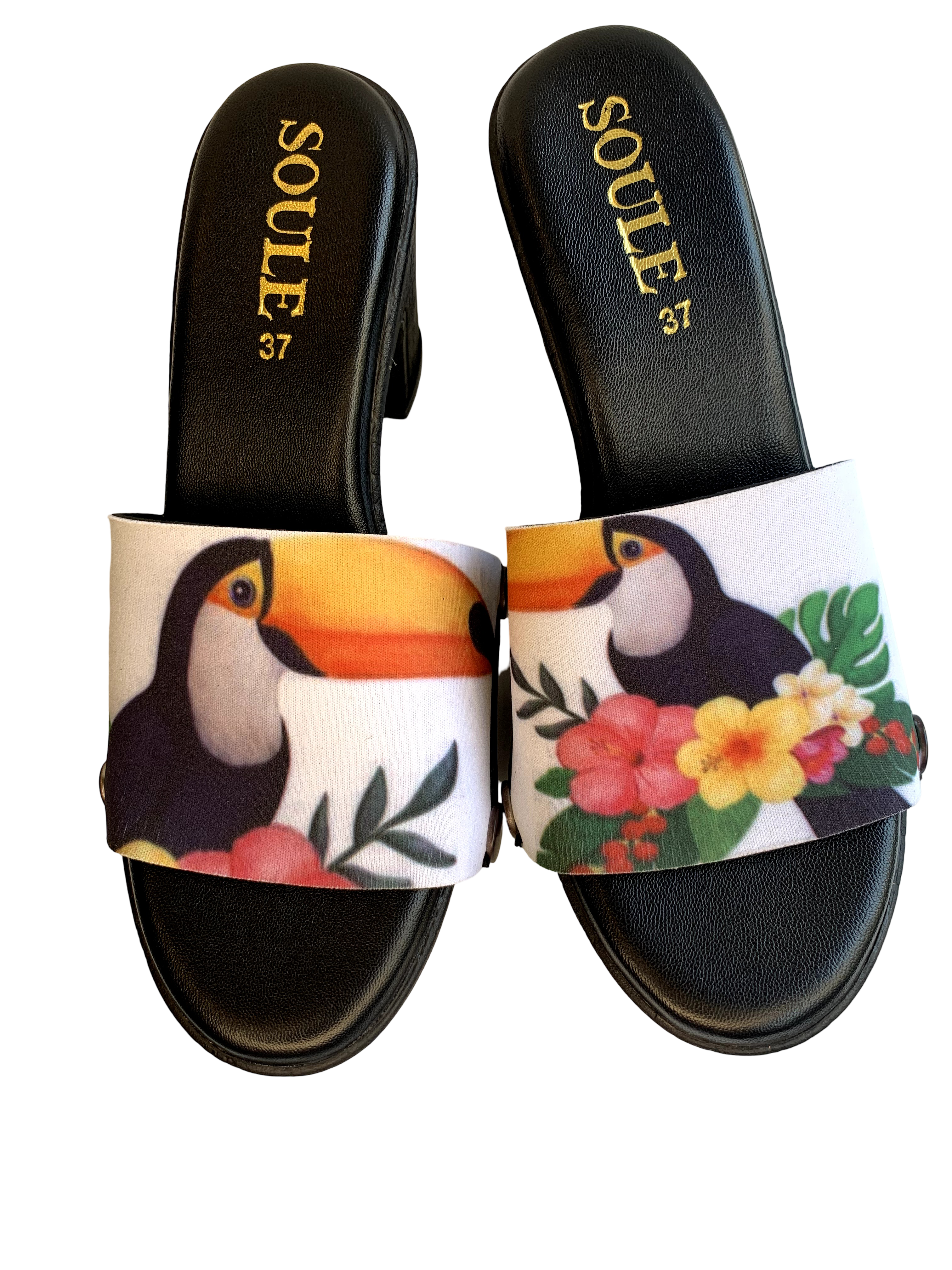 Hornbill Themed Women Shoes Strap