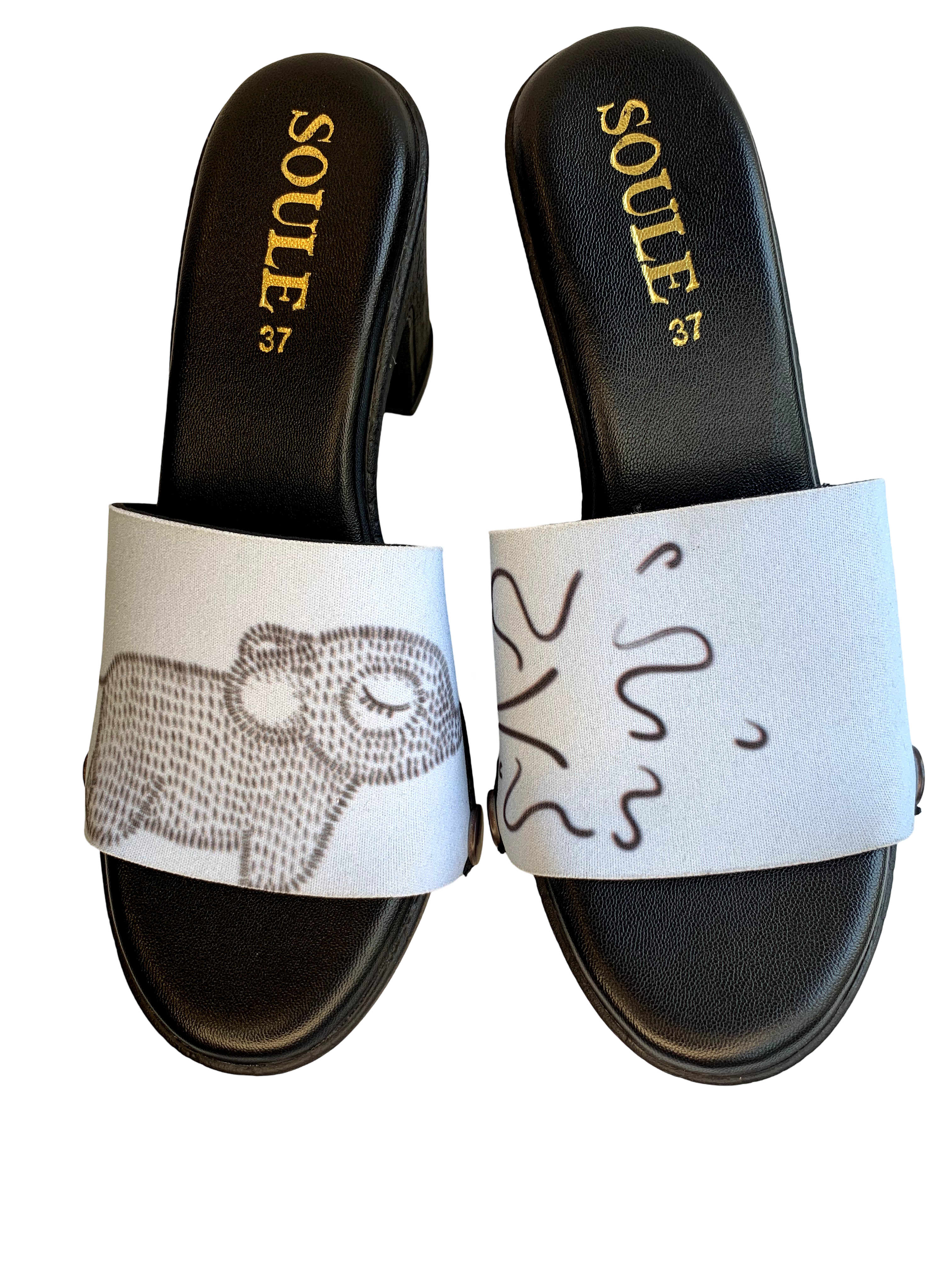 Cute Baby Elephant Women Shoes Strap