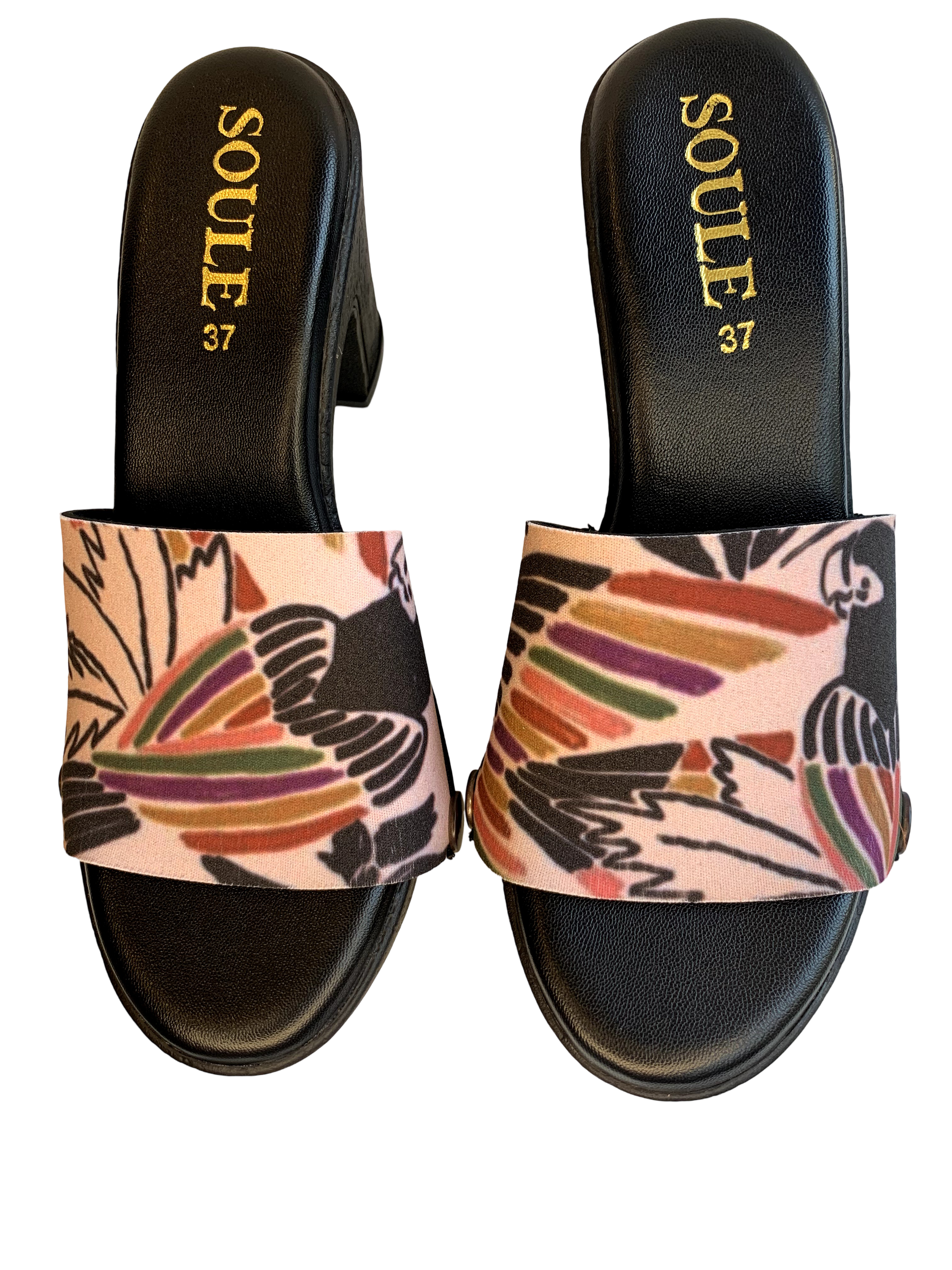 Tropical Whimsy (1 sole + 1 strap)