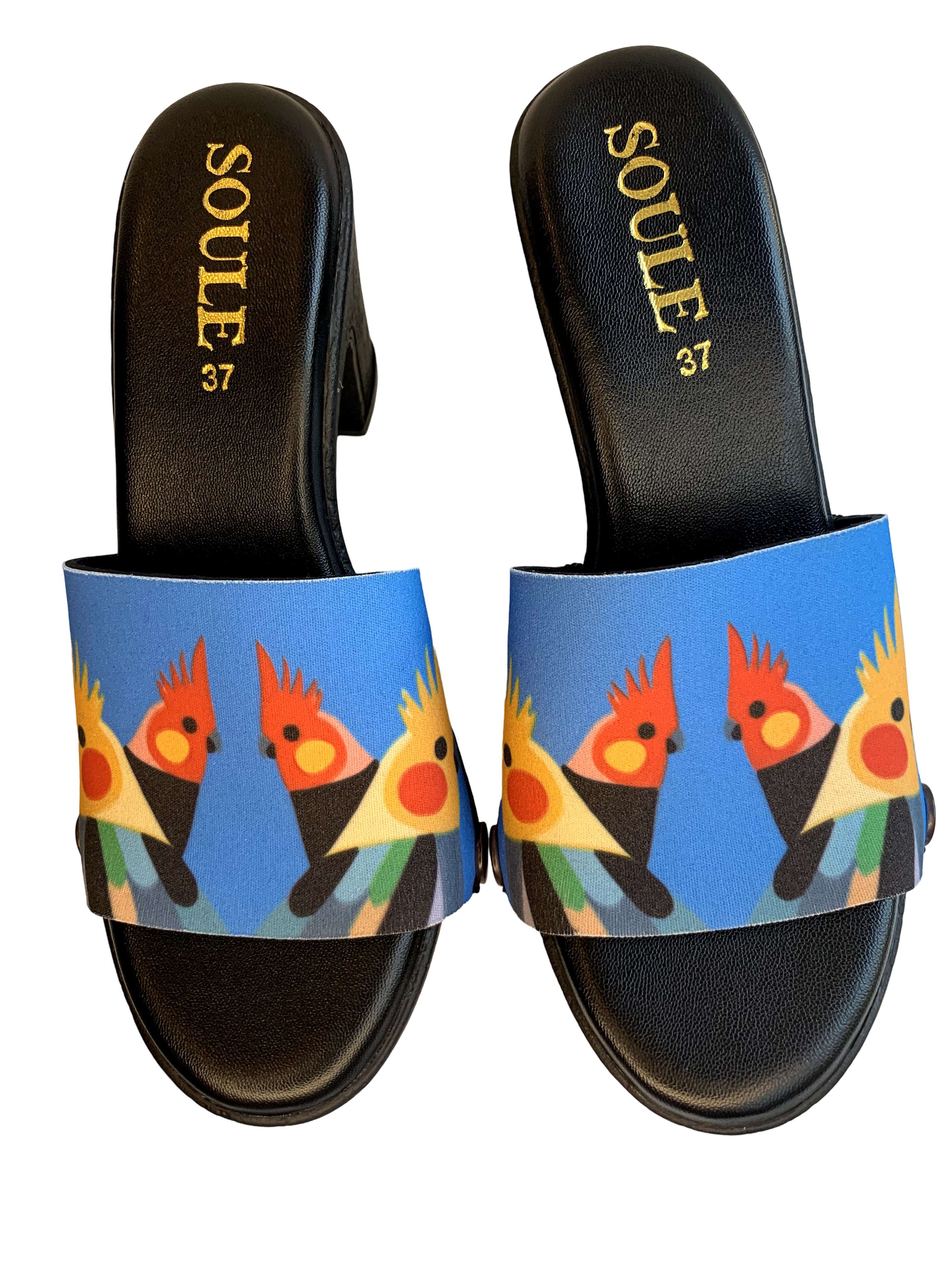 Tweet-astic! Cockatiel-Themed Women Shoes Strap