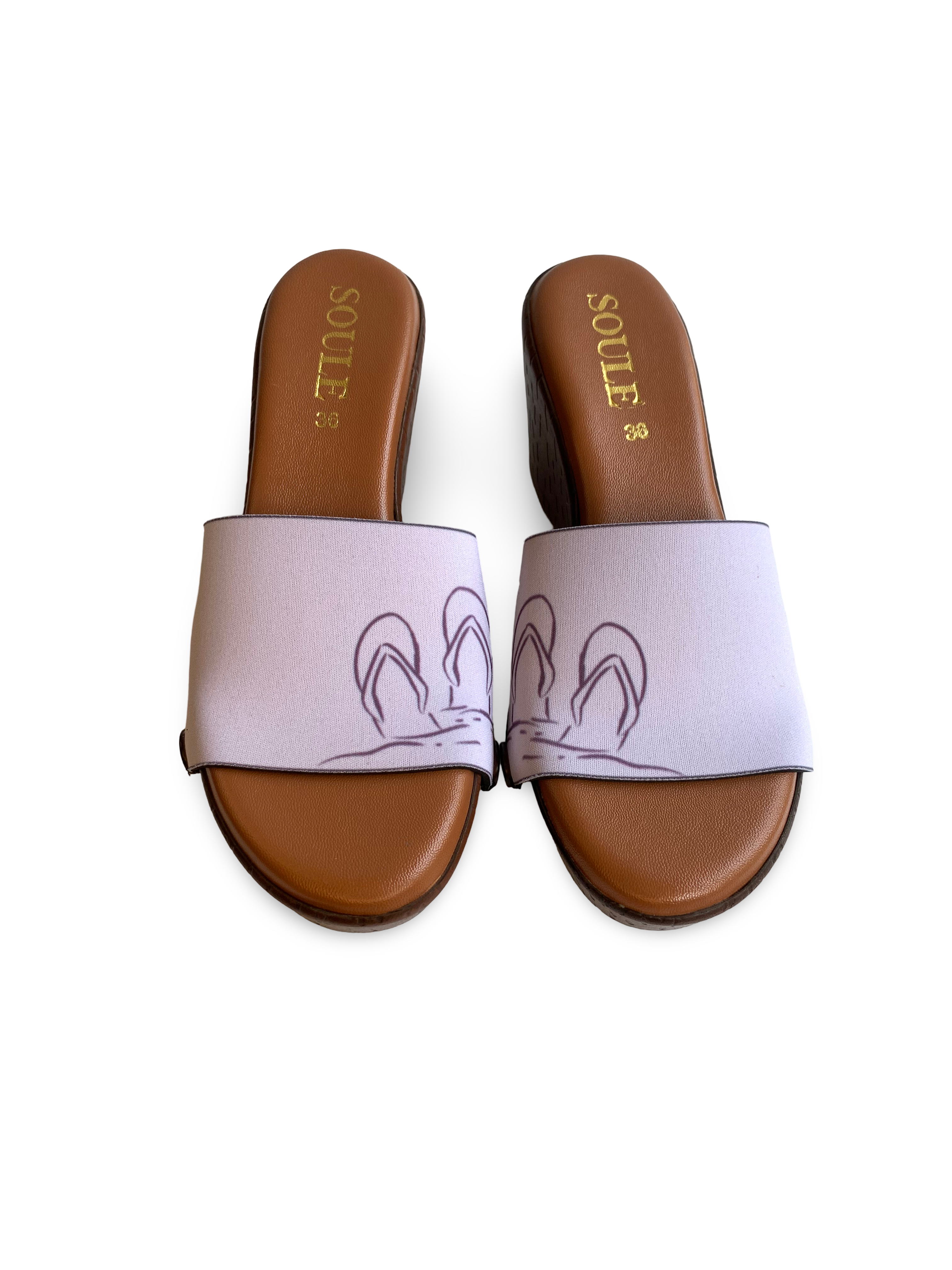 Serene Blooms Women Shoe Straps