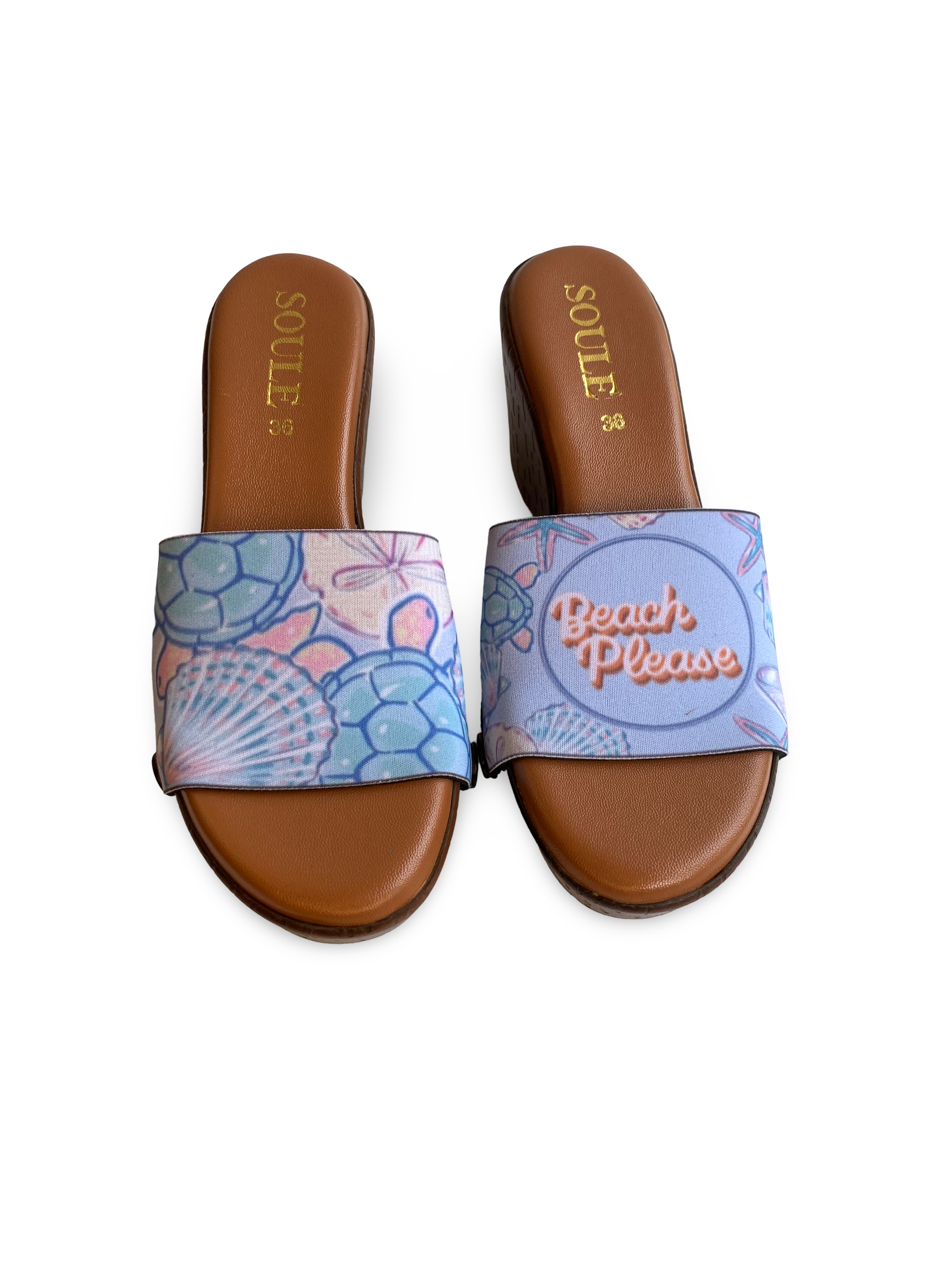 Beach Please Women Shoes Strap