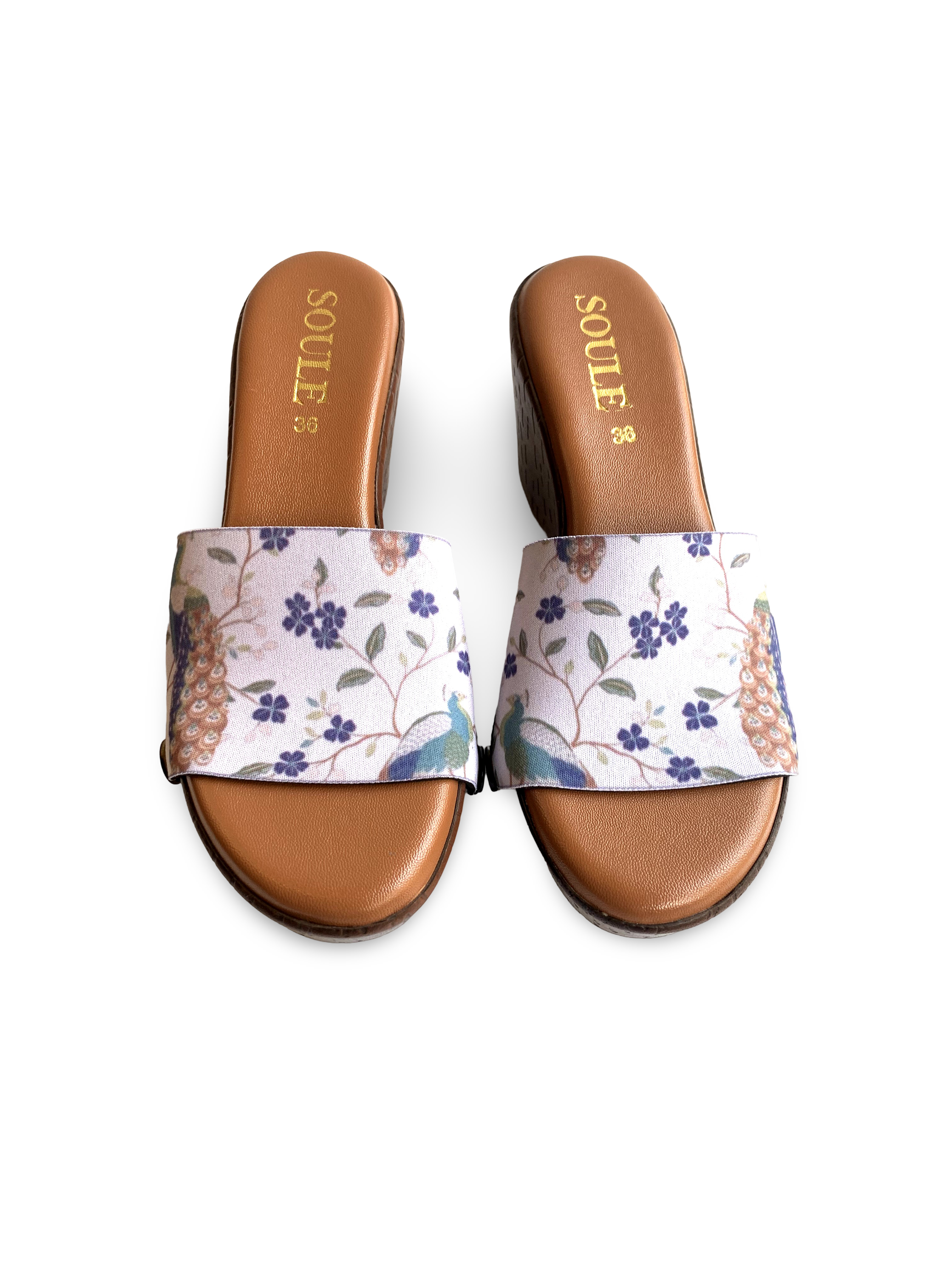 Peacock Charm Ethnic Women Shoes Strap