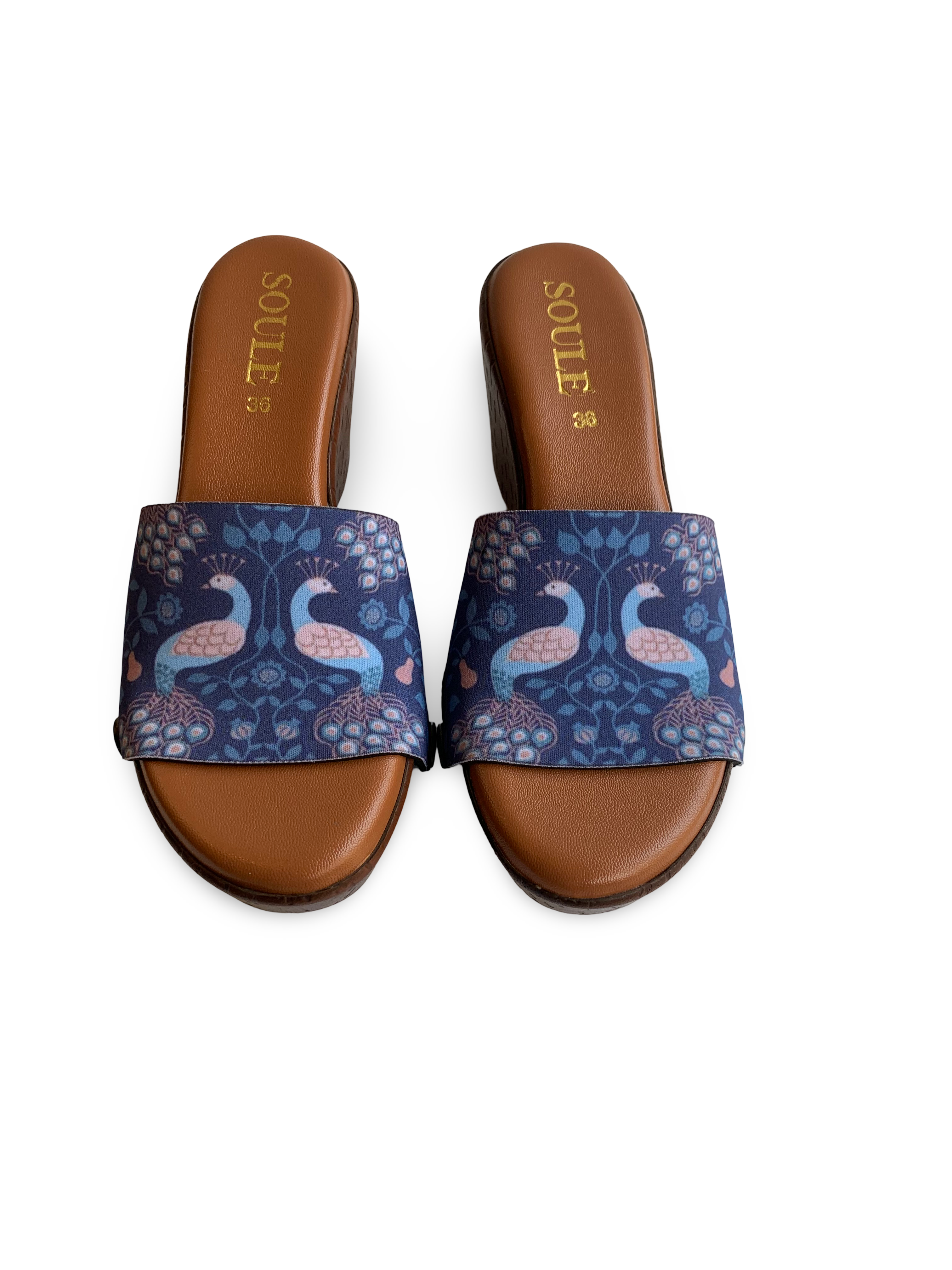 Royal Peacock Women Shoes Strap