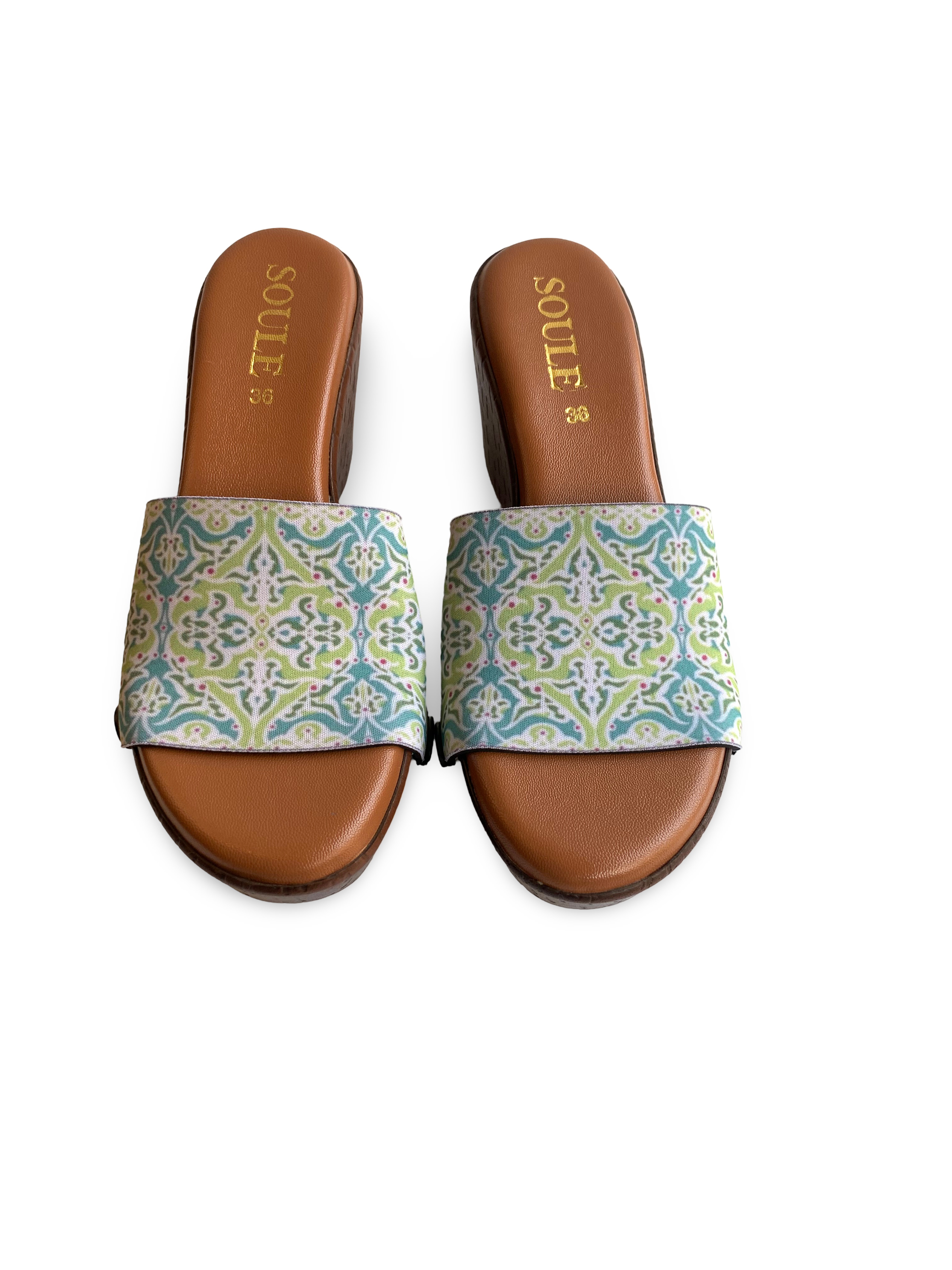 Mosaic Women Shoes Strap