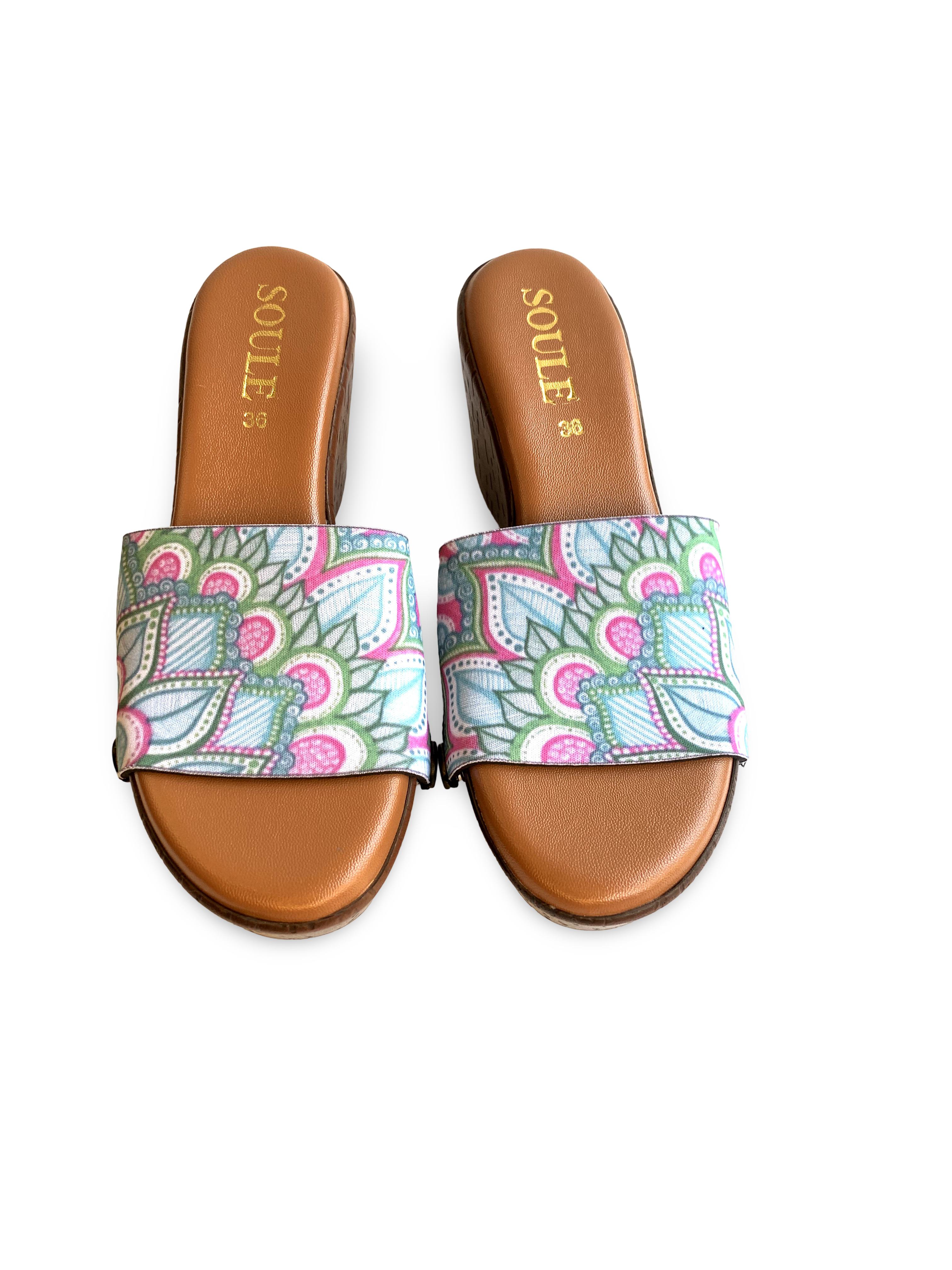 Vibrant Mandala Ethnic Women Shoes Strap