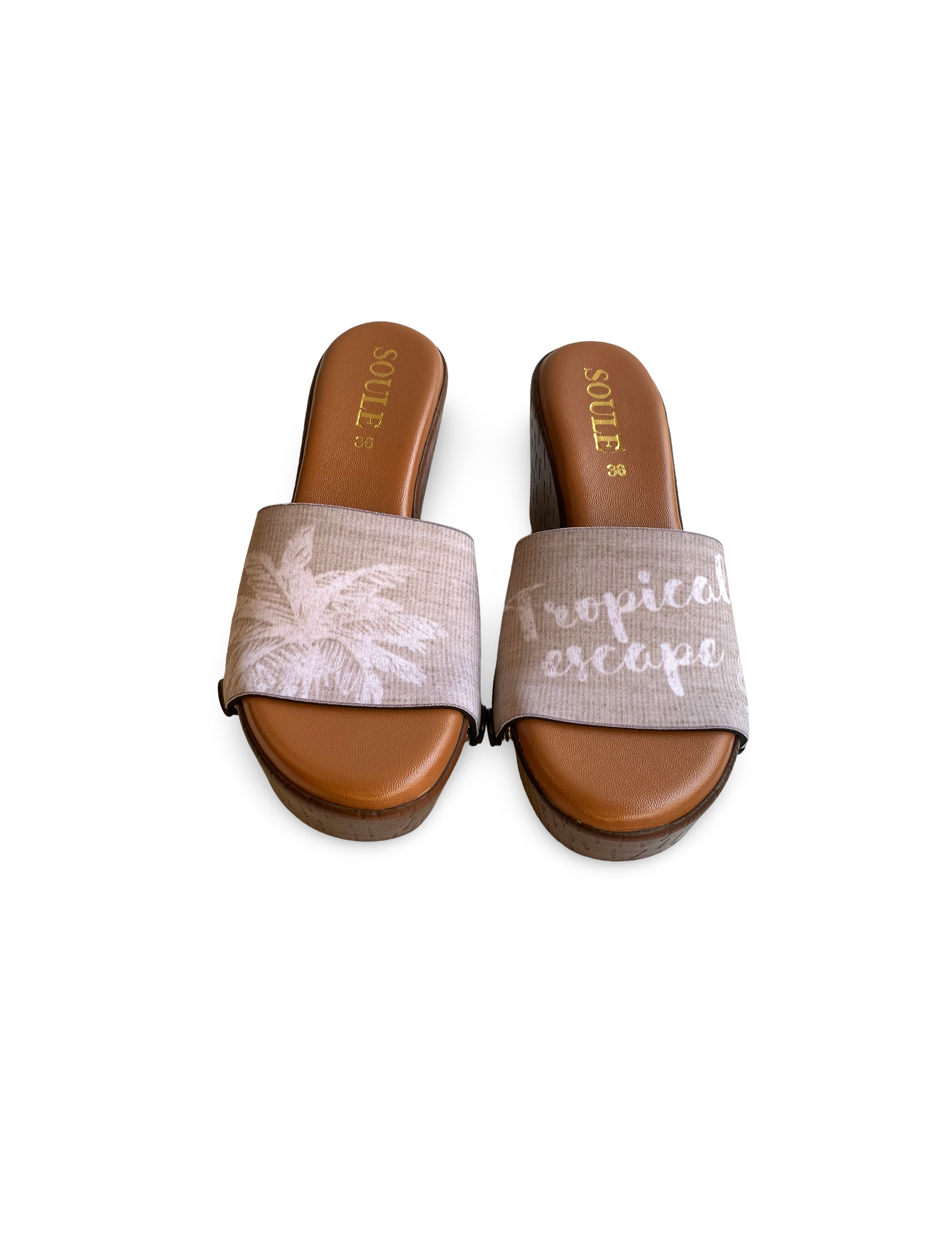 Tropical Escape Women Shoes Strap