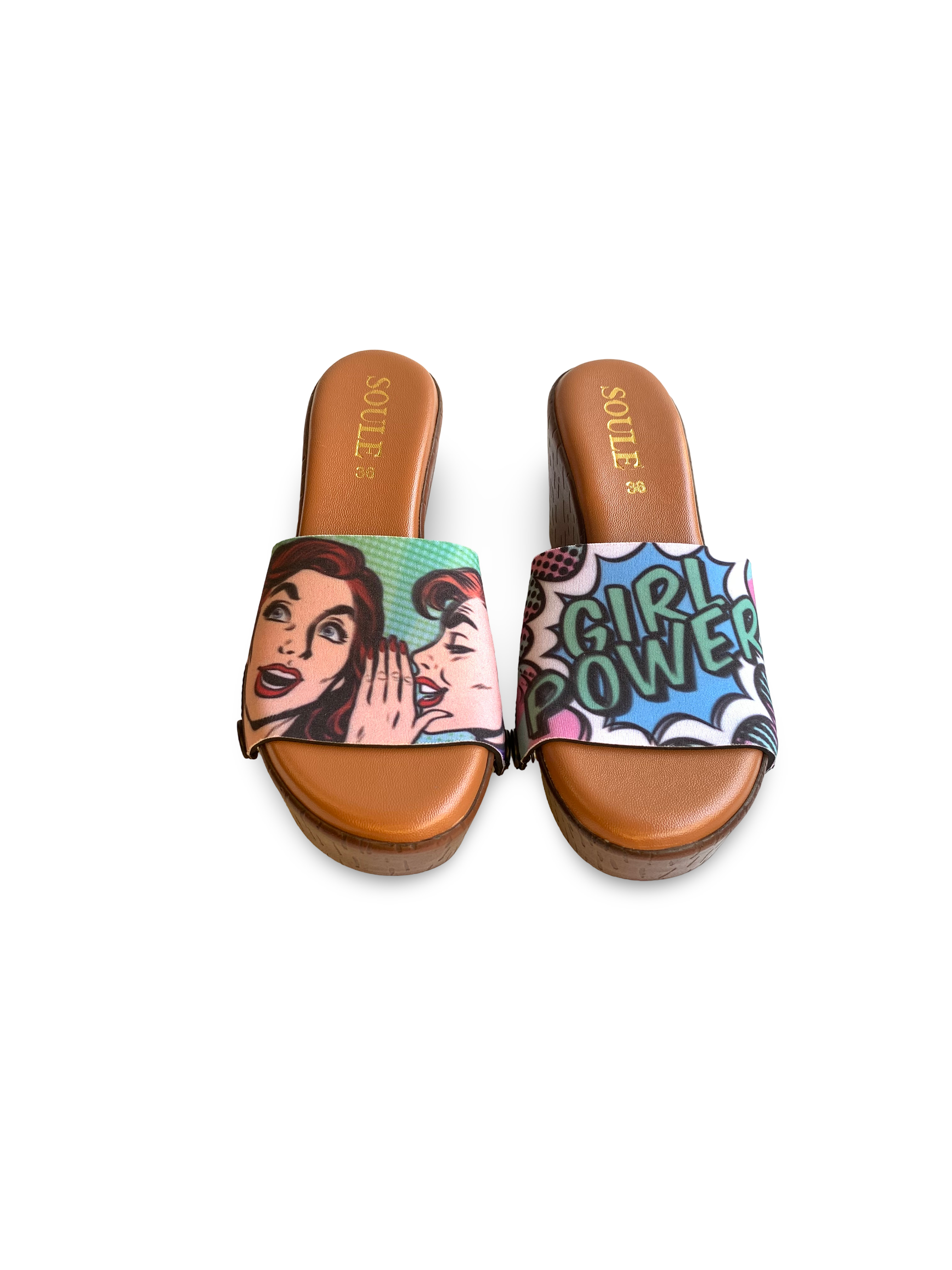 Girl Power Gossip Women Shoes Strap