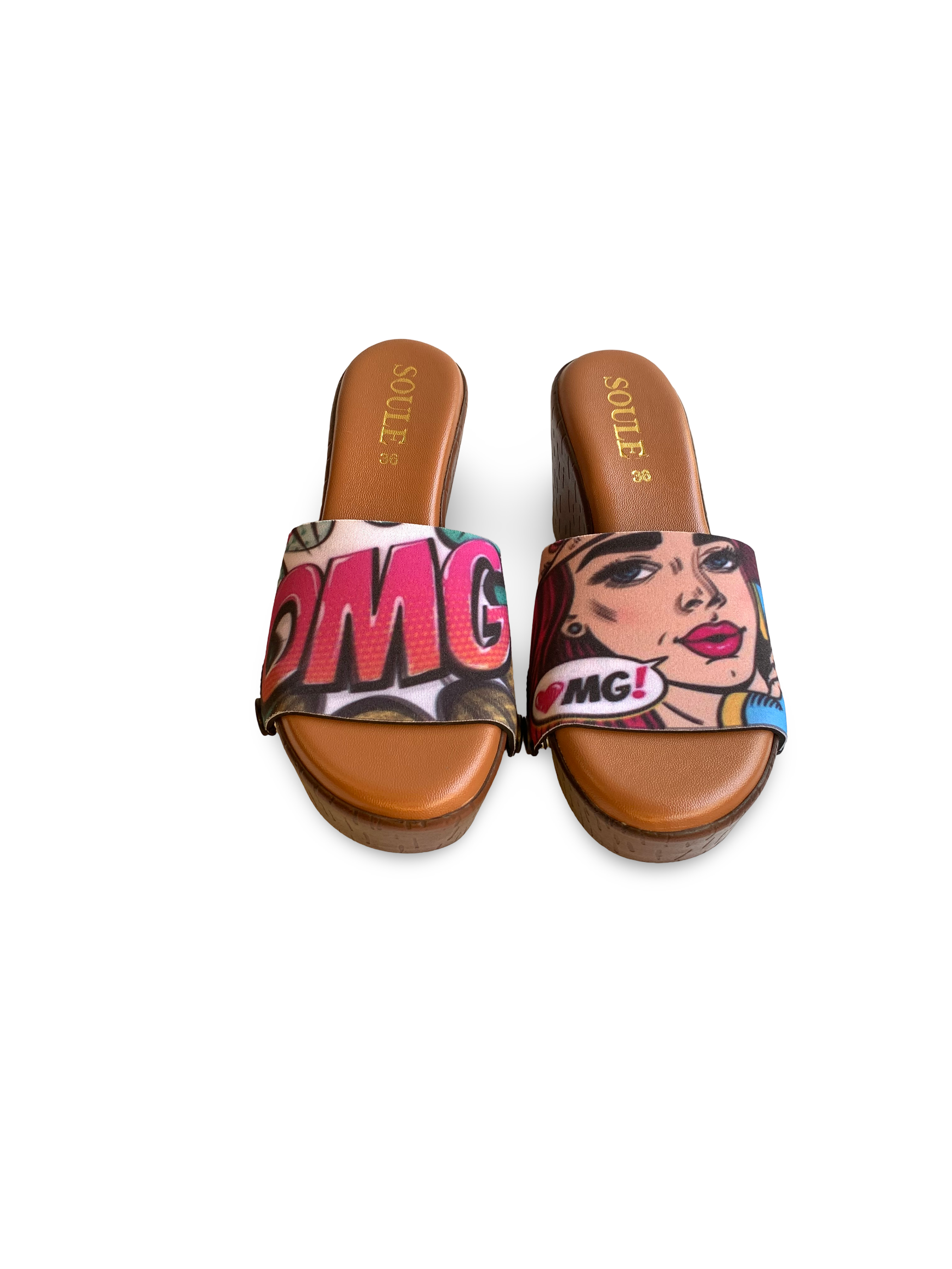 OMG Chic + Playful Primate (1 sole + 2 straps)