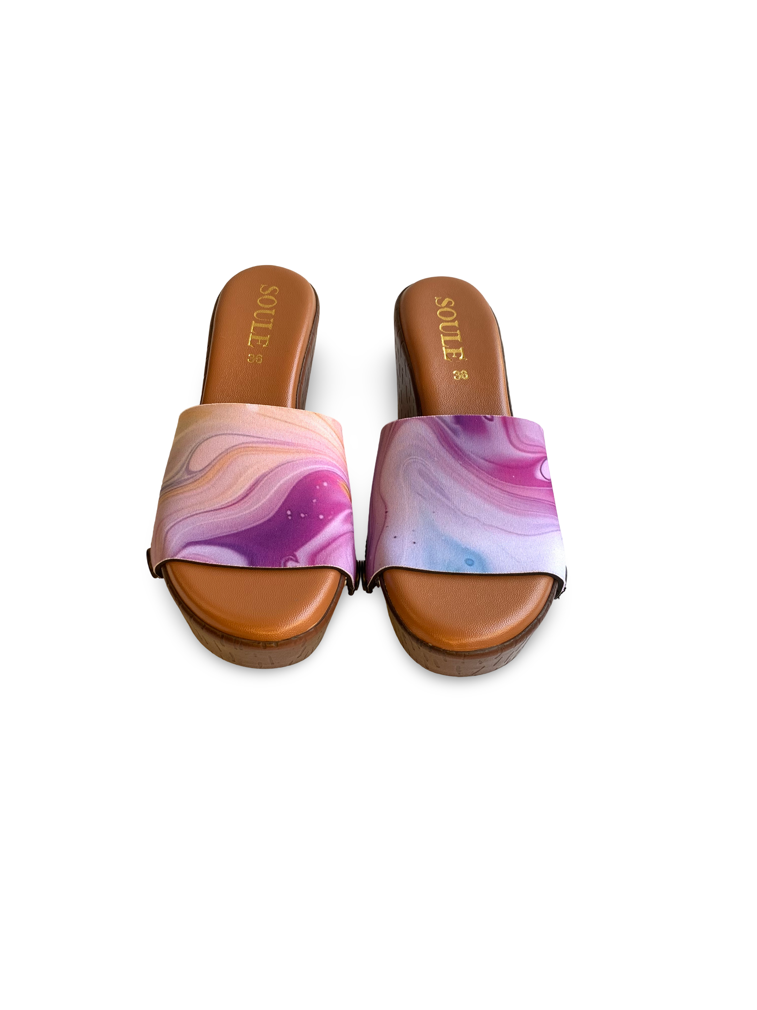 Enchanting Fluid + Bubble Pop + Playful Primate (1 sole + 3 straps)