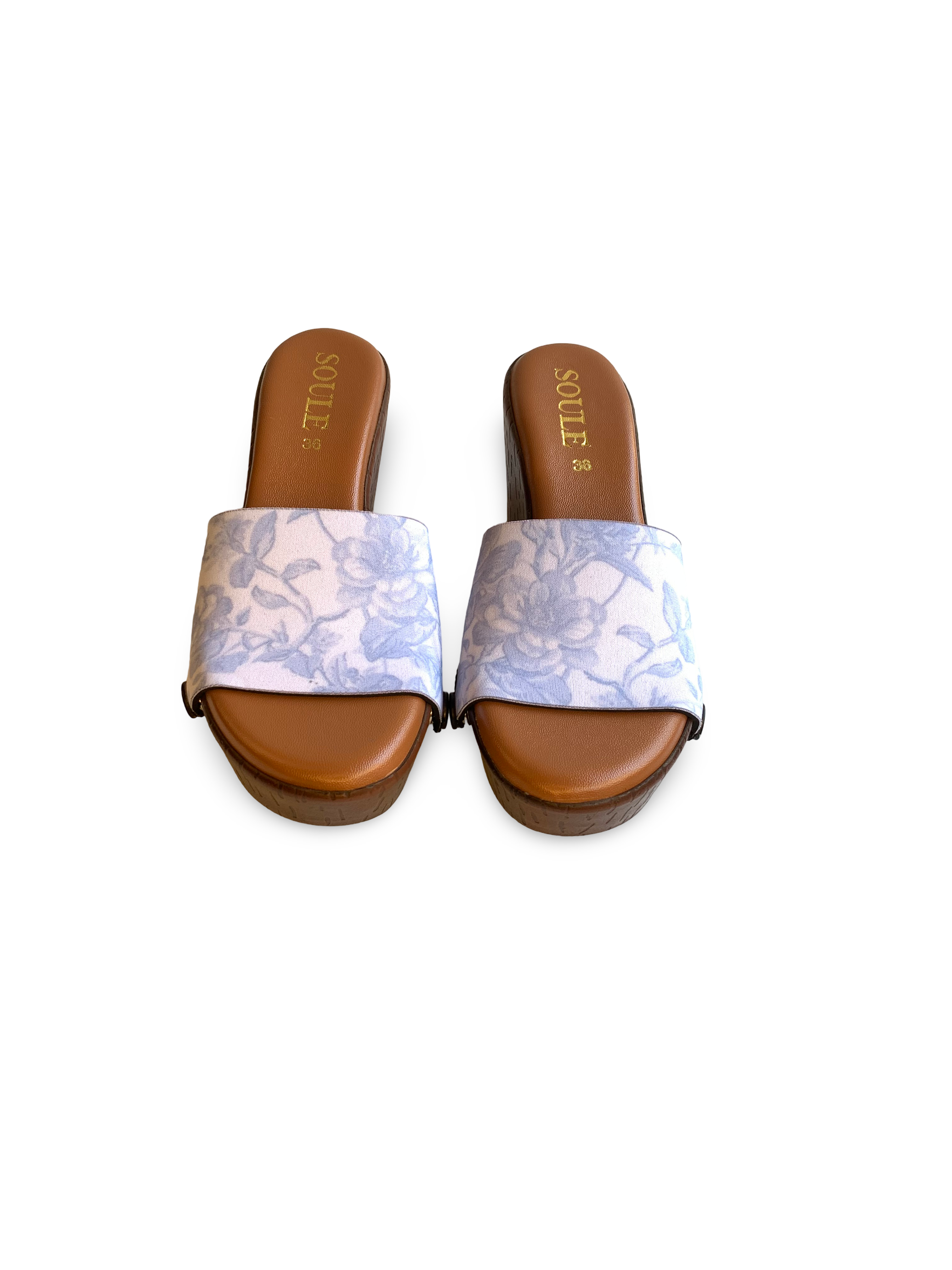 Azure Bloom Women Shoes Strap