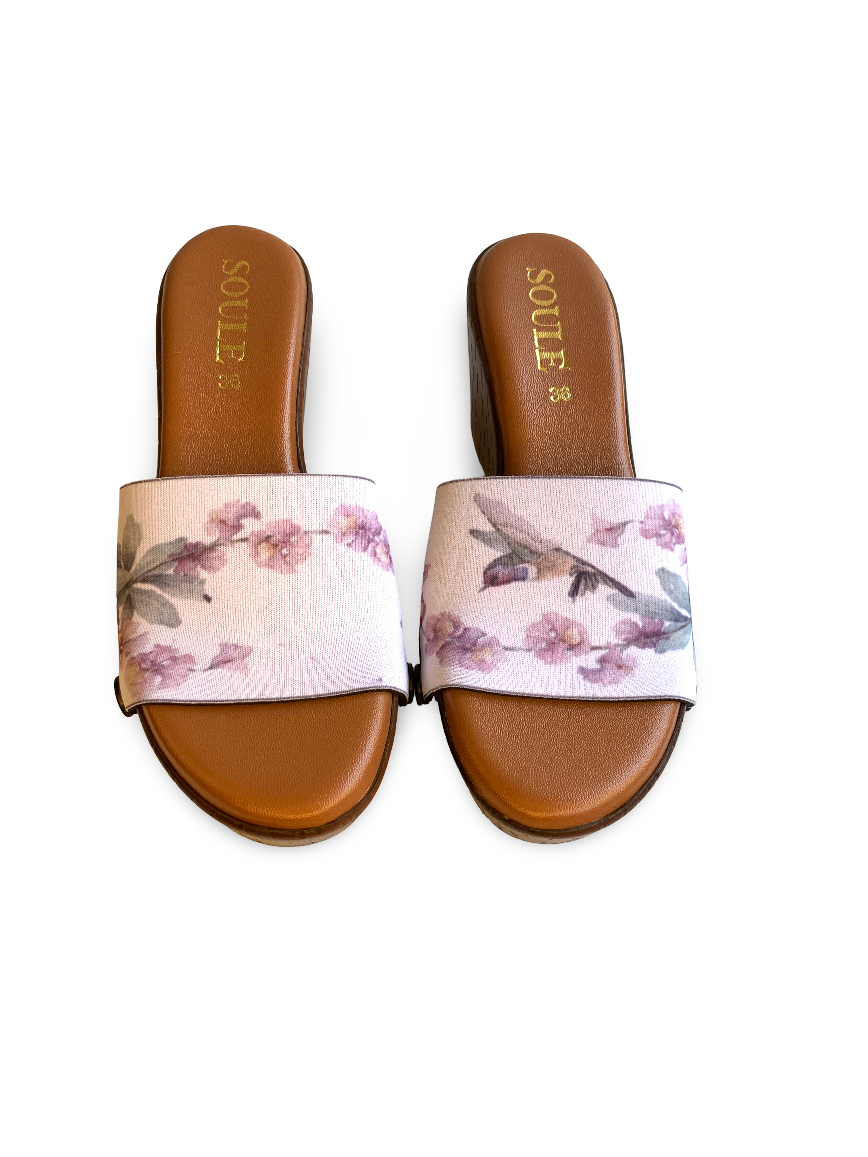 Floral Vine Women Shoes Strap