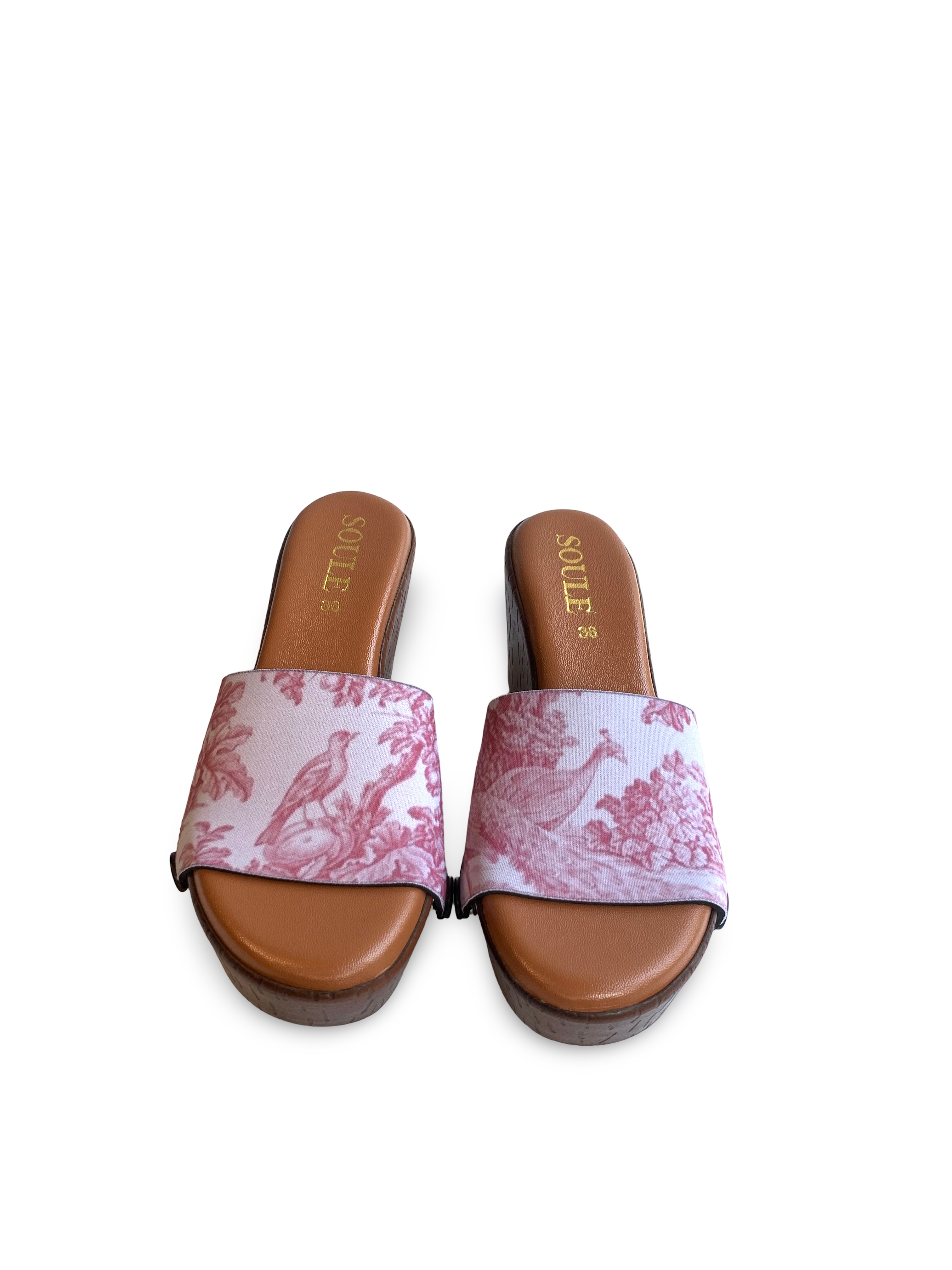 Majestic Toile Elegance Women Shoes Strap