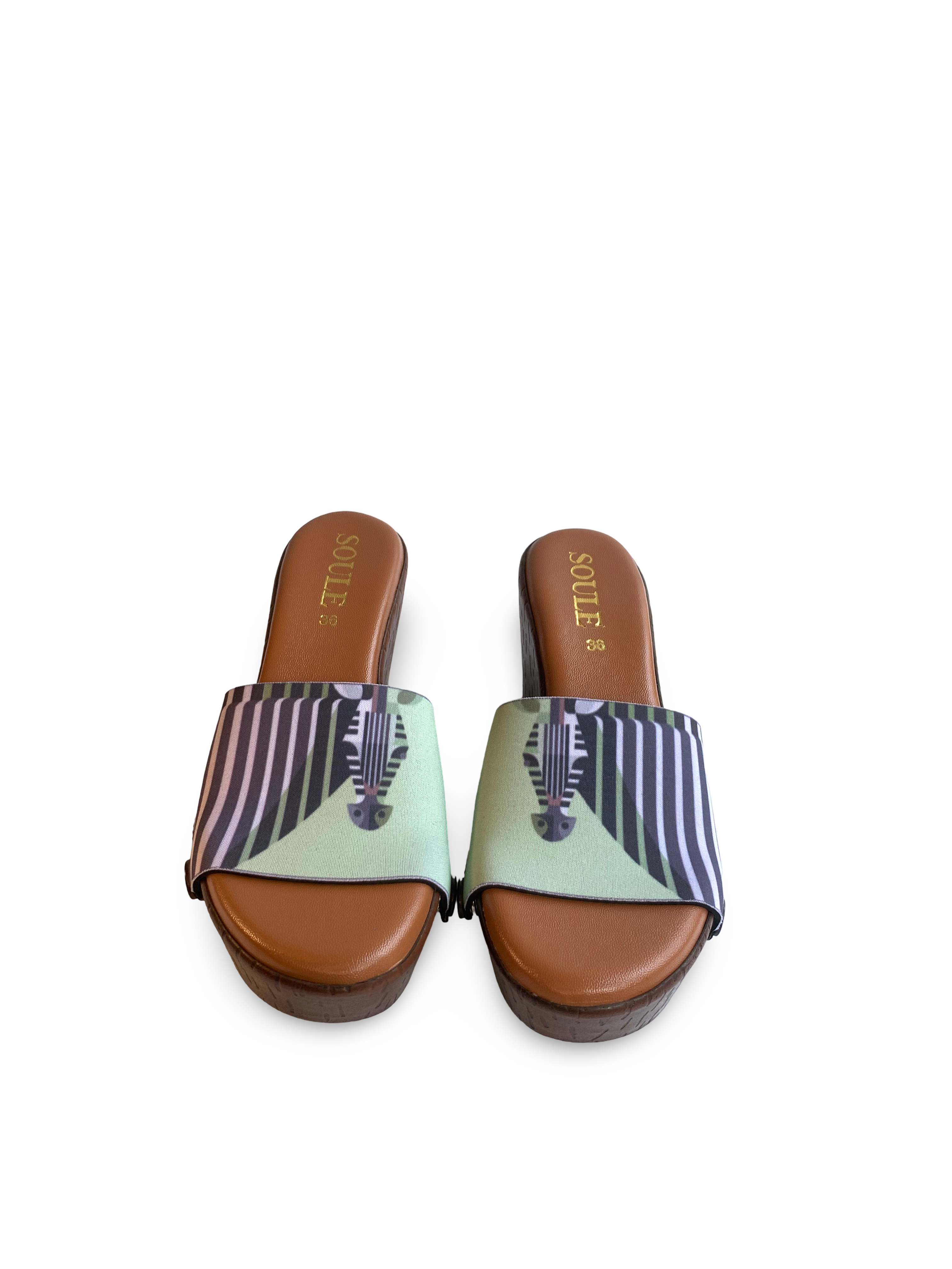 Zebra Women Shoes Strap