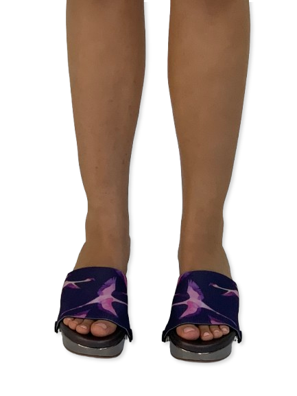 Midnight Flamingo Flight Women Shoes Strap