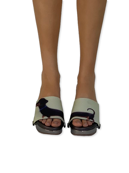 Adorable Dachshund Women Shoes Strap