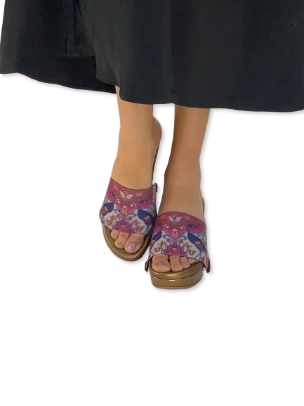 Peacock Ethnic Women Shoes Strap