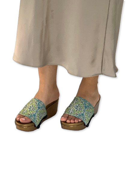 Mosaic Women Shoes Strap