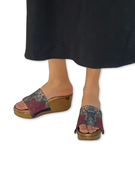 Kolhapuri Floral Ethnic Women Shoes Strap