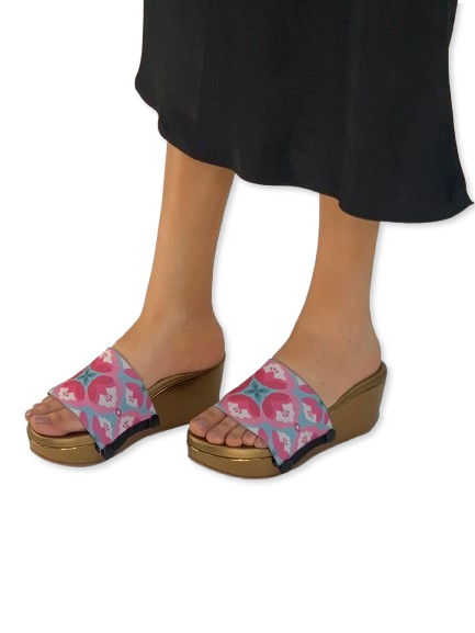 Floral Ethnic Women Shoes Strap