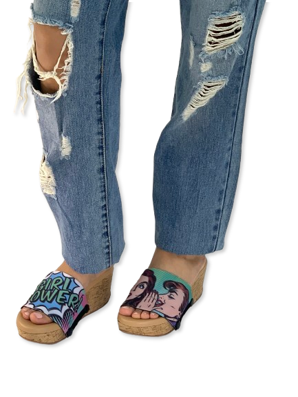 Girl Power Gossip Women Shoes Strap