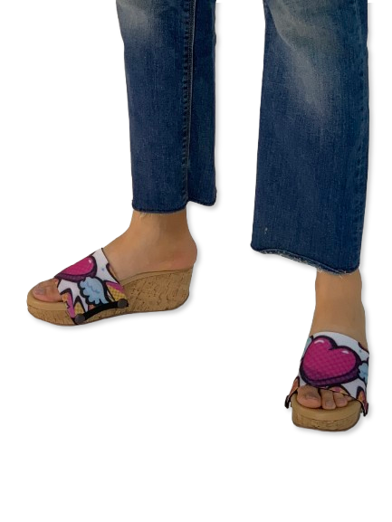 Heart Wings Women Shoes Strap