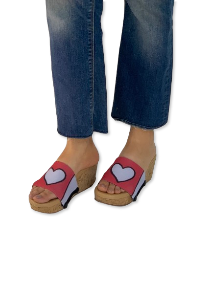 Love Pop Women Shoes Strap