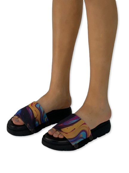 Fluid Art Women Shoes Strap