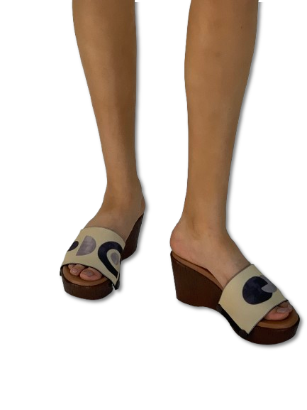 Playful Fluid Art + Abstract Modern Art   (1 sole + 2 straps)