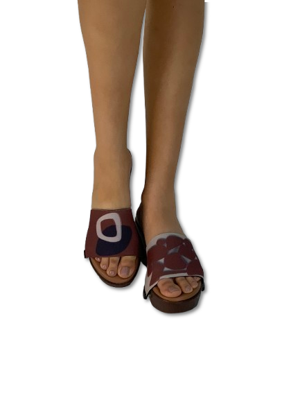 Enchanting Fluid + Zigzag Zest + Earthy Modern Art (1 sole + 3 straps)