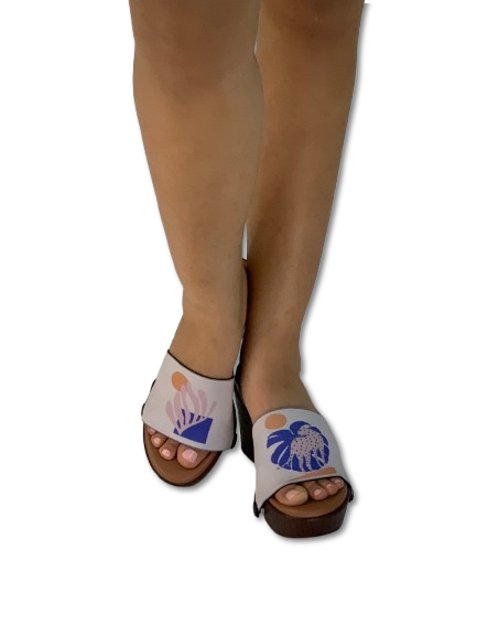 Retro Vibrance + Lush Leaf (1 sole + 2 straps)