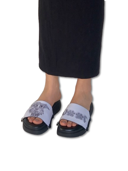 Adorable Paw Print Cute Women Shoes Strap