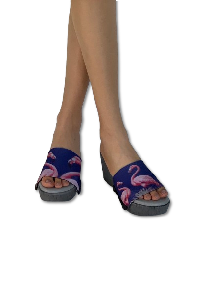 Flamingo Bliss Women Shoes Strap