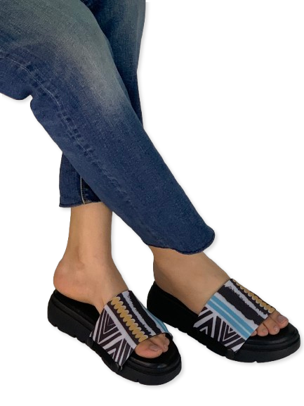 Midnight Maze Women Shoes Straps