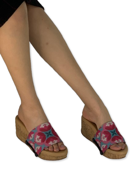 Floral Ethnic Women Shoes Strap