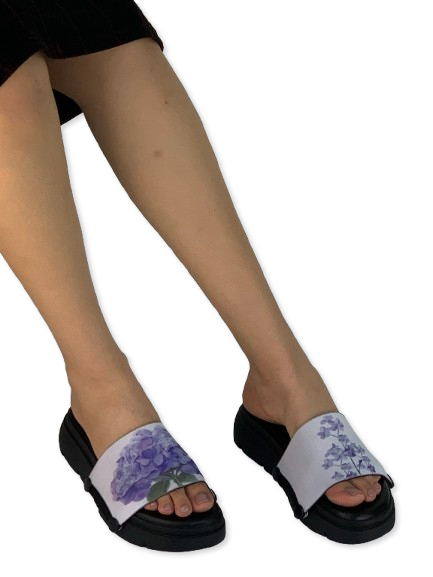 Elegant Floral Women Shoes Strap