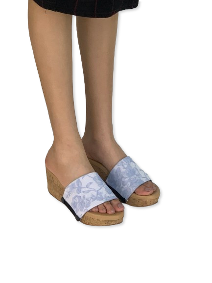 Azure Bloom Women Shoes Strap