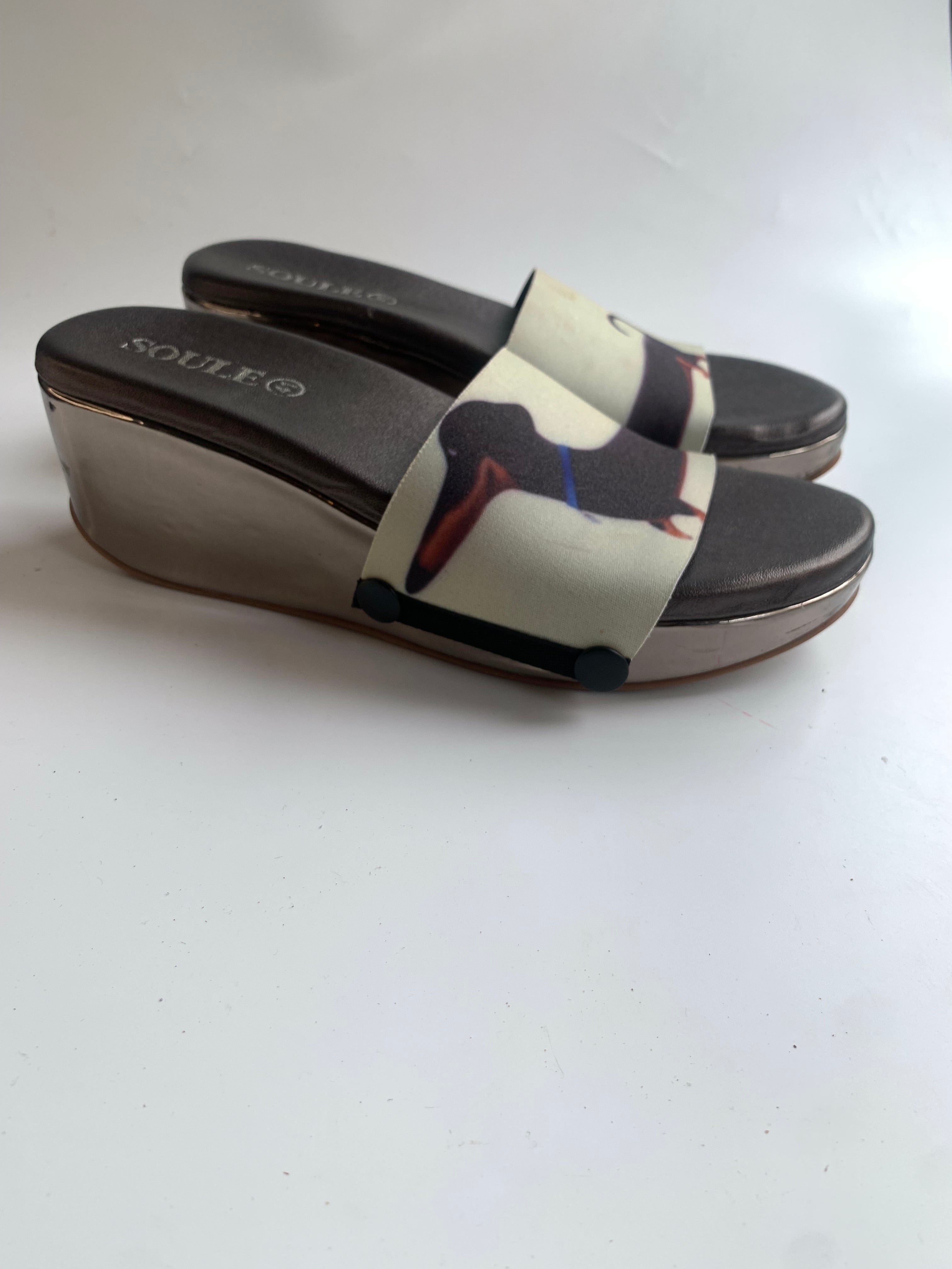 Adorable Dachshund Women Shoes Strap