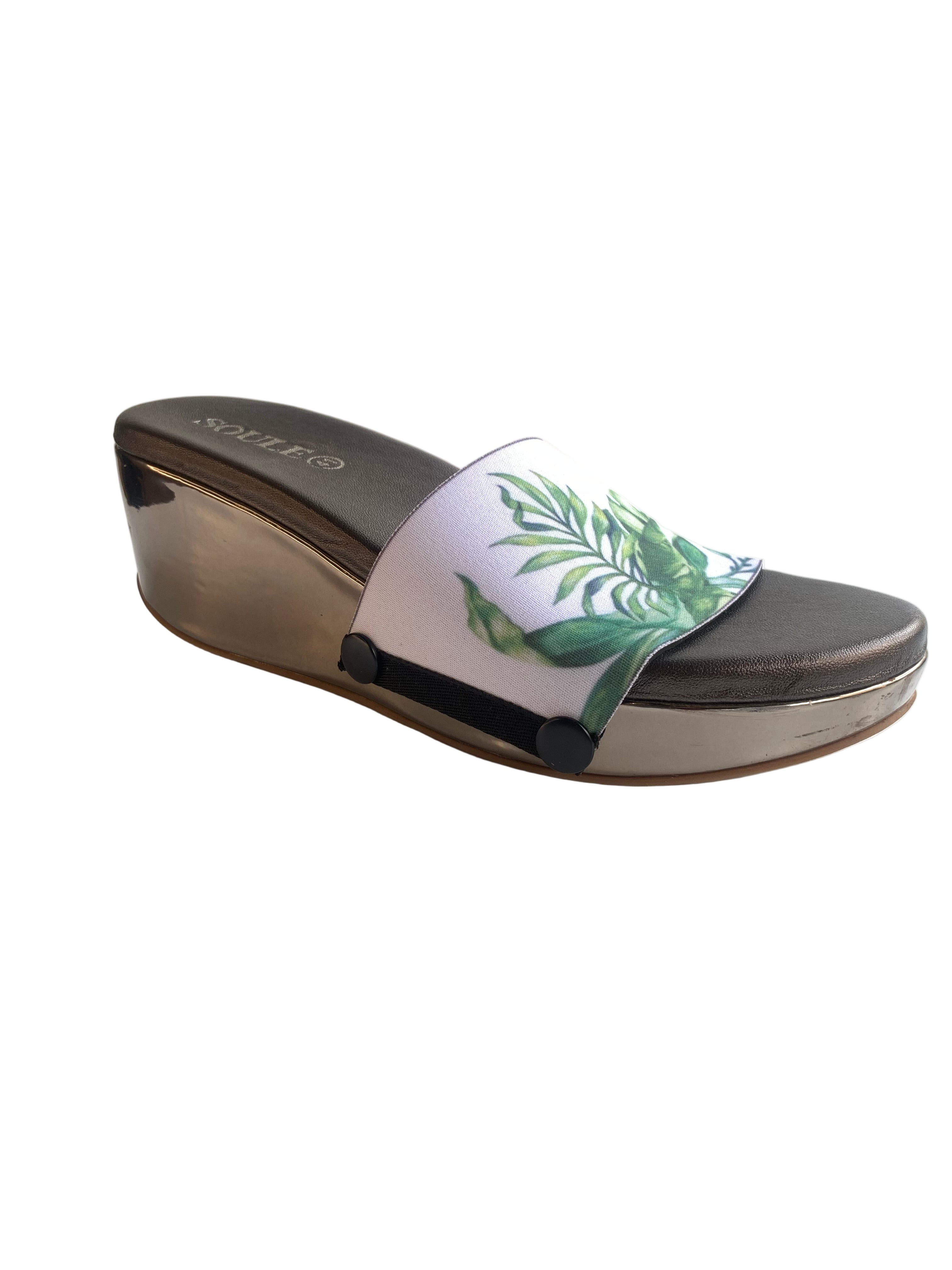 Verdant Oasis Women Shoes Strap