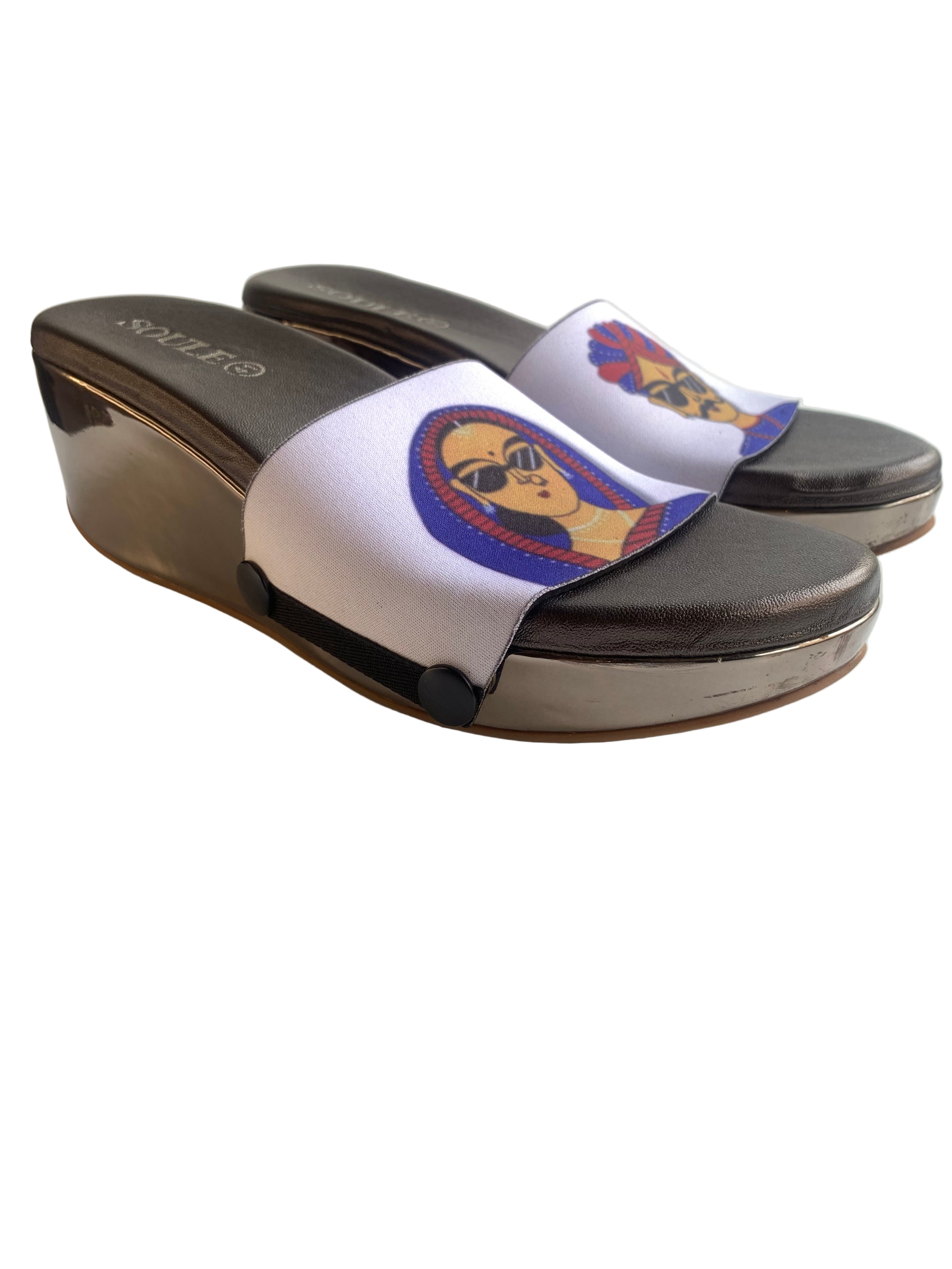 Quirky Indian Women Shoes Strap