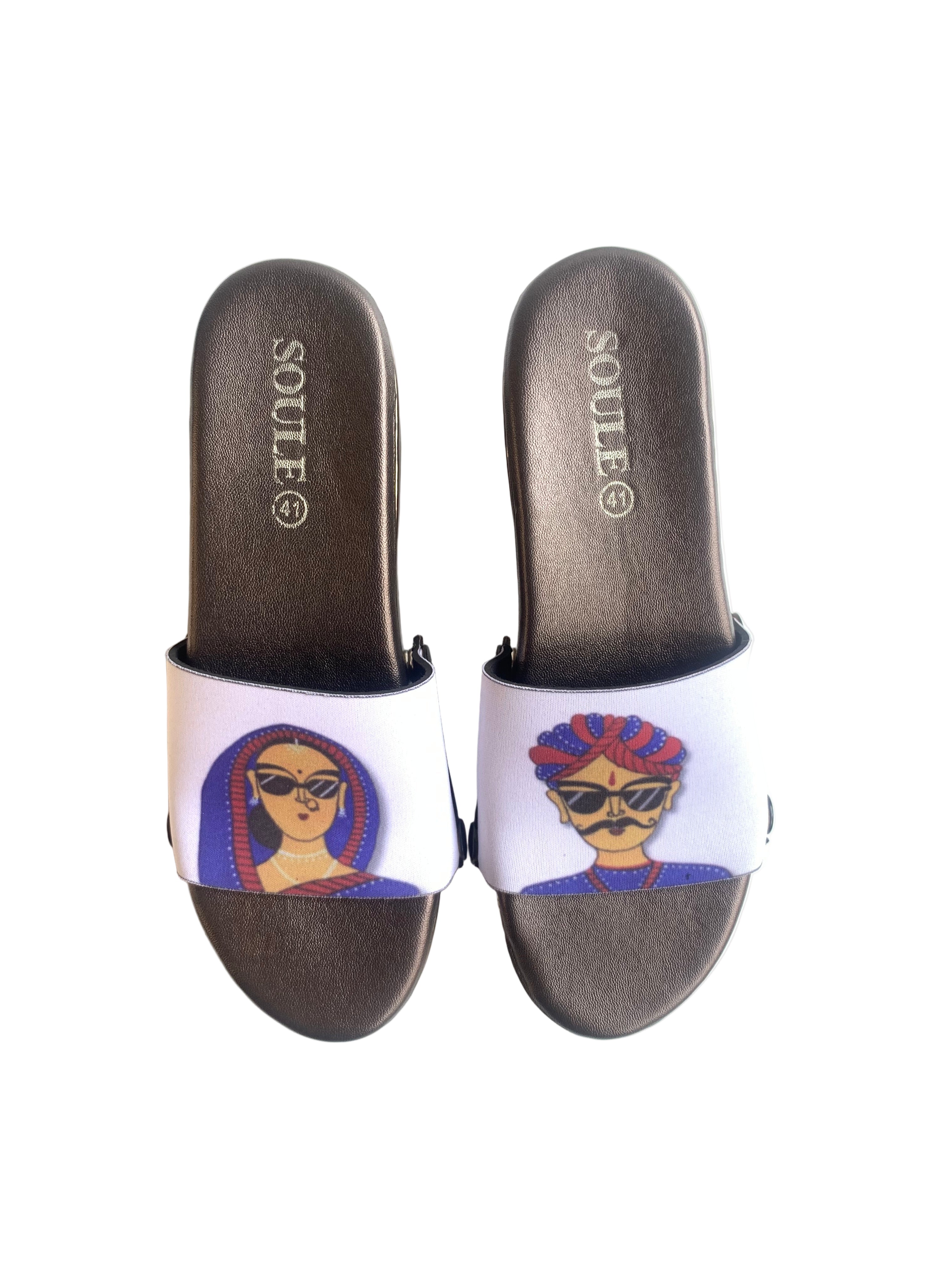 Quirky Indian Women Shoes Strap